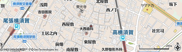 愛知県東海市高横須賀町東屋敷46周辺の地図