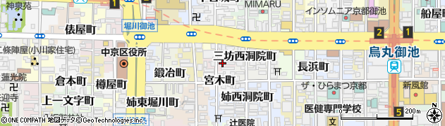 京都府京都市中京区壺屋町450周辺の地図