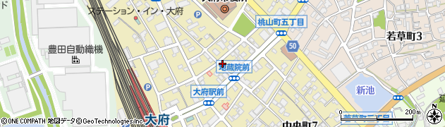 名鉄協商大府駅前第８駐車場周辺の地図