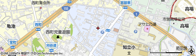 愛知県知立市桜木町桜木周辺の地図