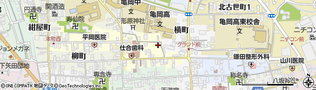 京都府亀岡市旅籠町45周辺の地図