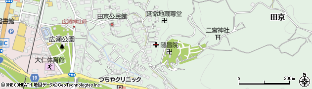 静岡県伊豆の国市田京433周辺の地図
