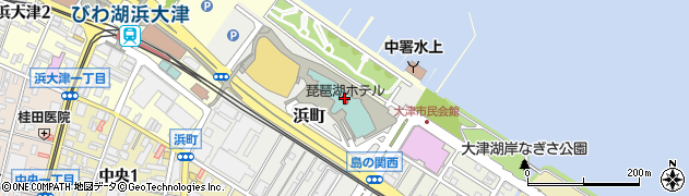 琵琶湖ホテル　予約センター宿泊周辺の地図