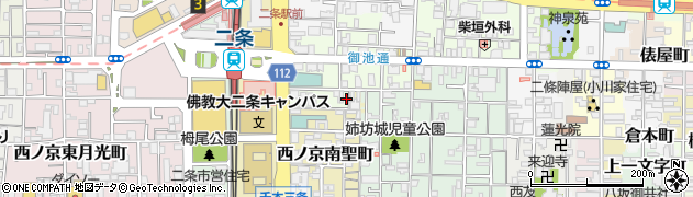 京都府京都市中京区西ノ京職司町7周辺の地図
