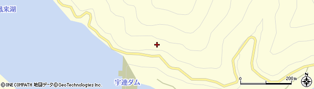 愛知県新城市川合（大嶋）周辺の地図