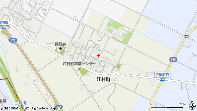 〒512-1206 三重県四日市市江村町の地図