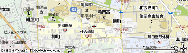 京都府亀岡市旅籠町60周辺の地図