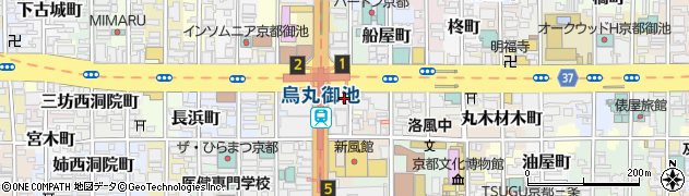 京都府京都市中京区梅屋町周辺の地図