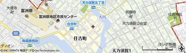 三重県四日市市住吉町周辺の地図