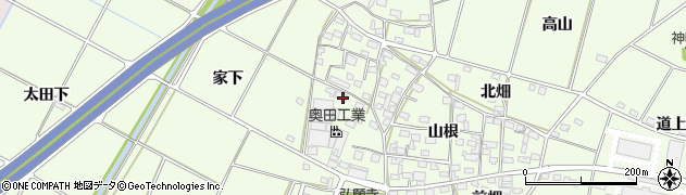 愛知県豊田市和会町（田端下）周辺の地図