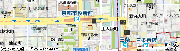 京都府京都市中京区下丸屋町周辺の地図