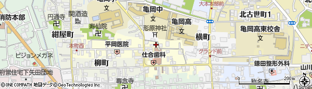 京都府亀岡市旅籠町55周辺の地図