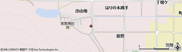 京都府亀岡市稗田野町佐伯出山地21周辺の地図