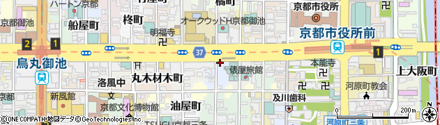 京都府京都市中京区松下町周辺の地図