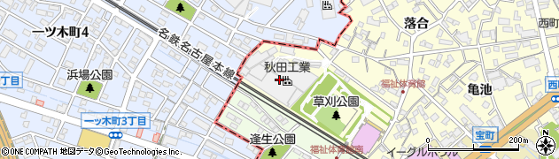 秋田工業株式会社　工務課周辺の地図