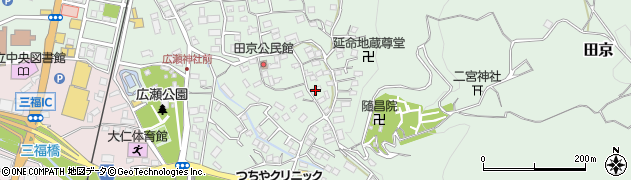 静岡県伊豆の国市田京400周辺の地図