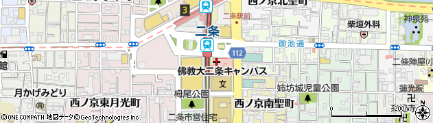 京都銀行二条駅前支店周辺の地図