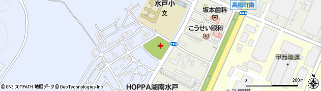 水戸公園周辺の地図