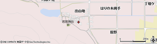京都府亀岡市稗田野町佐伯出山地38周辺の地図