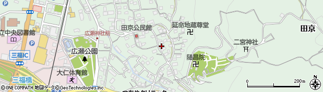 静岡県伊豆の国市田京402周辺の地図