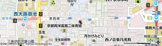 株式会社モリカワ・カーライフ京都　西大路御池ＳＳ周辺の地図