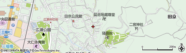 静岡県伊豆の国市田京396周辺の地図