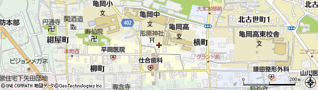 京都府亀岡市旅籠町68周辺の地図