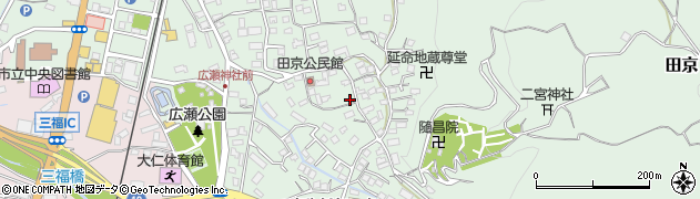 静岡県伊豆の国市田京389周辺の地図