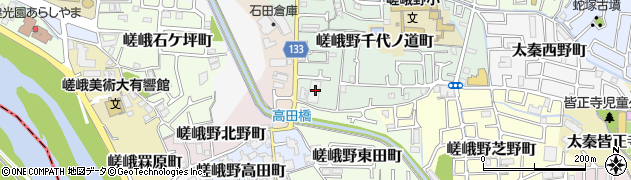 そんぽの家Ｓ京都嵐山周辺の地図