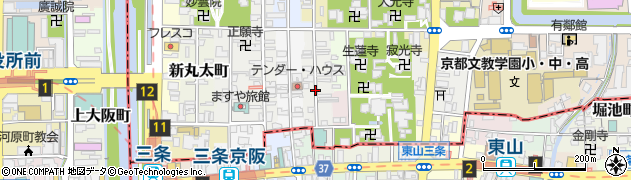 新堺町通周辺の地図
