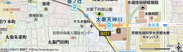 京都相互タクシー株式会社　総務部周辺の地図