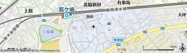 静岡県静岡市清水区平川地周辺の地図