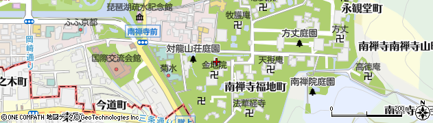 京都府京都市左京区南禅寺福地町87周辺の地図