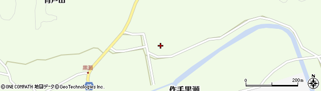 愛知県新城市作手黒瀬（矢所）周辺の地図