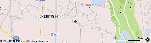 滋賀県甲賀市水口町春日810周辺の地図