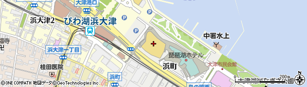ラウンドワンスタジアム浜大津アーカス店周辺の地図