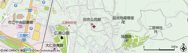 静岡県伊豆の国市田京381周辺の地図