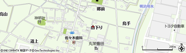 愛知県豊田市和会町山下り15周辺の地図