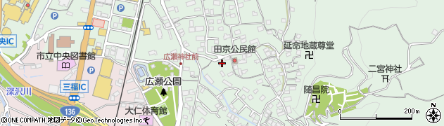 静岡県伊豆の国市田京375周辺の地図
