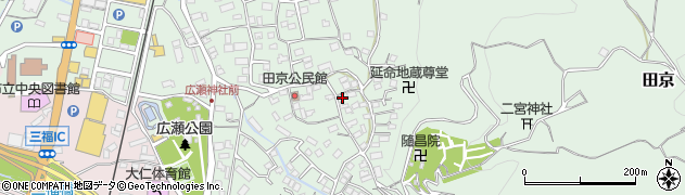 静岡県伊豆の国市田京390周辺の地図