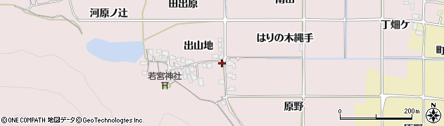 京都府亀岡市稗田野町佐伯出山地20周辺の地図