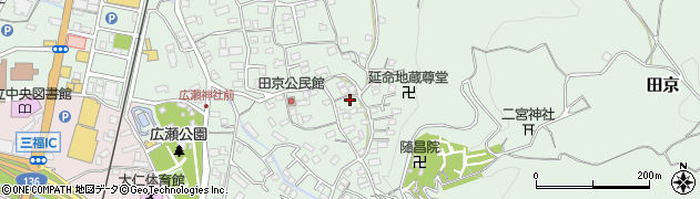 静岡県伊豆の国市田京391周辺の地図