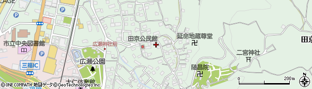 静岡県伊豆の国市田京386周辺の地図