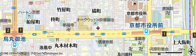 はんこ屋さん２１京都市役所　前店周辺の地図