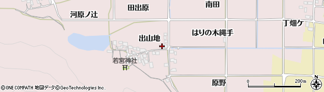 京都府亀岡市稗田野町佐伯出山地17周辺の地図