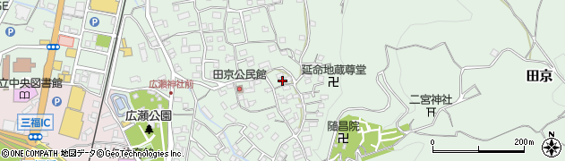 静岡県伊豆の国市田京453周辺の地図
