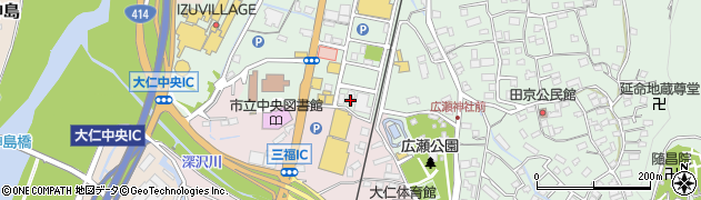 静岡県伊豆の国市田京151周辺の地図