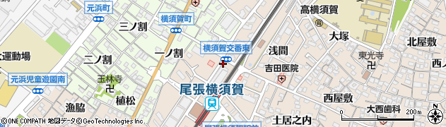 １００円ショップセリア尾張横須賀店周辺の地図