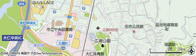 静岡県伊豆の国市田京139周辺の地図