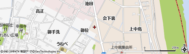 愛知県豊田市畝部東町会下裏14周辺の地図